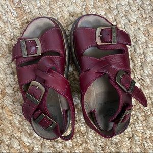 Custom Dyed Doc Marten Sandals 6.5
